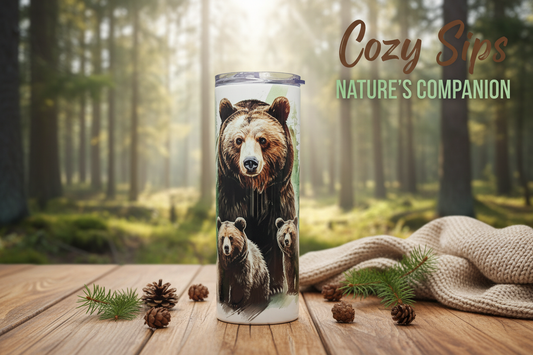 Bear Family Tumbler Showcase