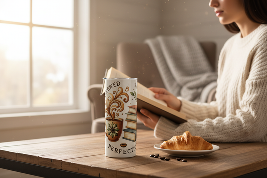 Brewed to Perfection Tumbler Lifestyle