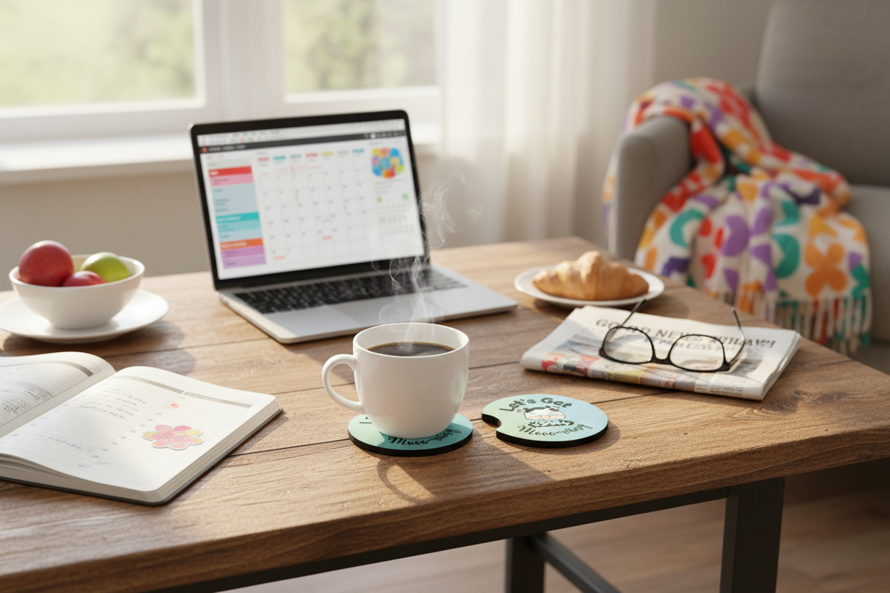 Let's Get Mooo-ving Coasters Lifestyle