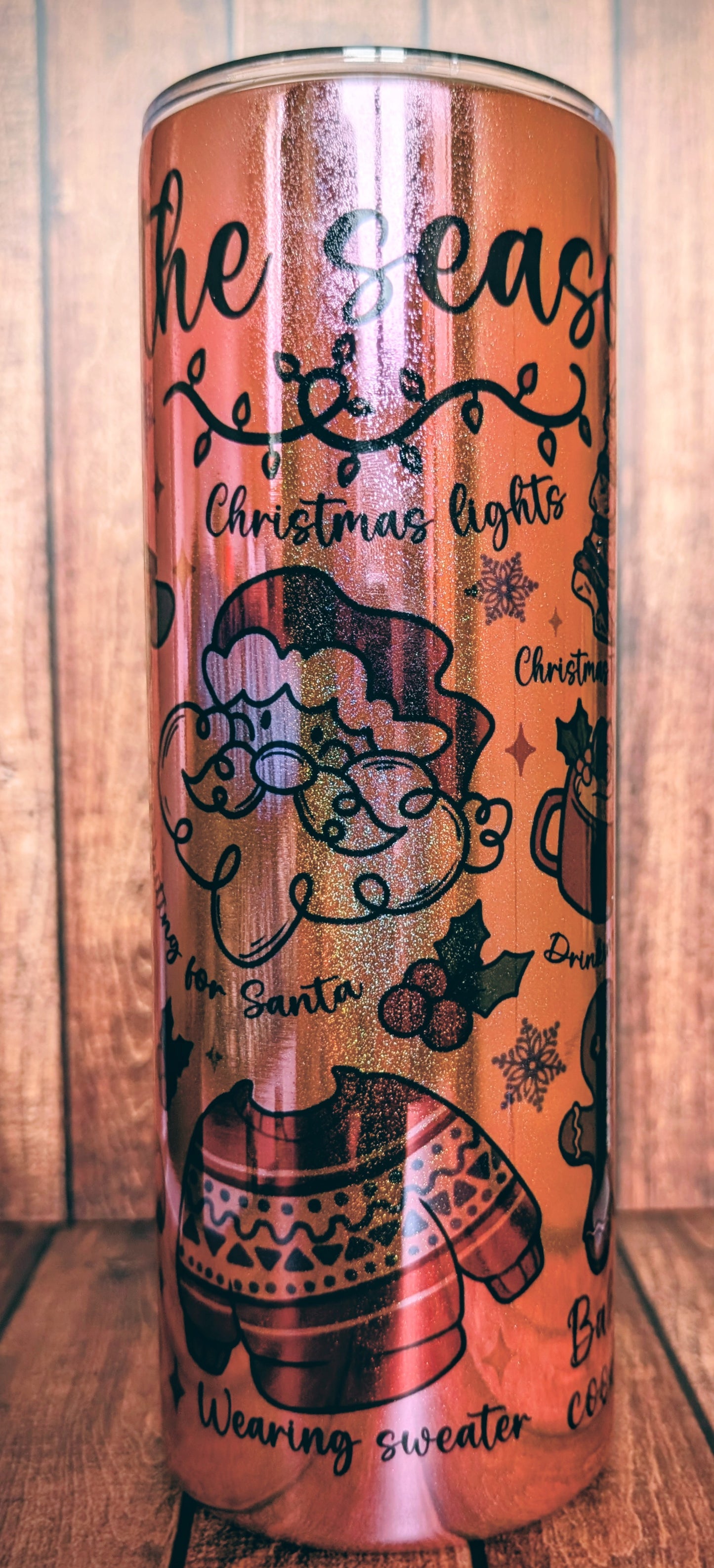'Tis the season 20oz mirror tumbler