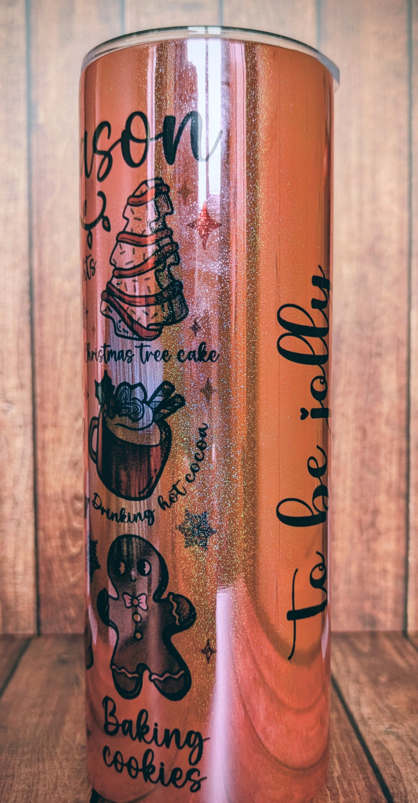 'Tis the season 20oz mirror tumbler
