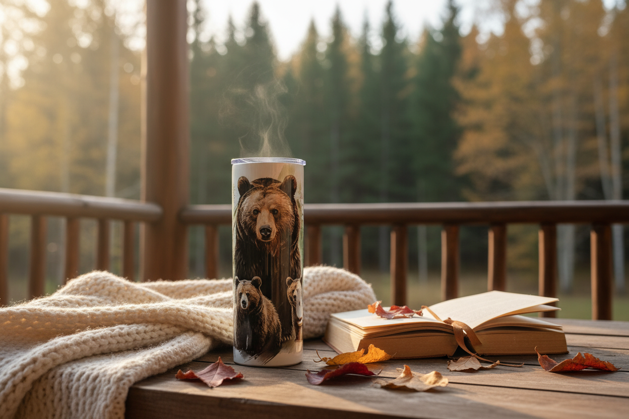 Bear Family Tumbler Lifestyle