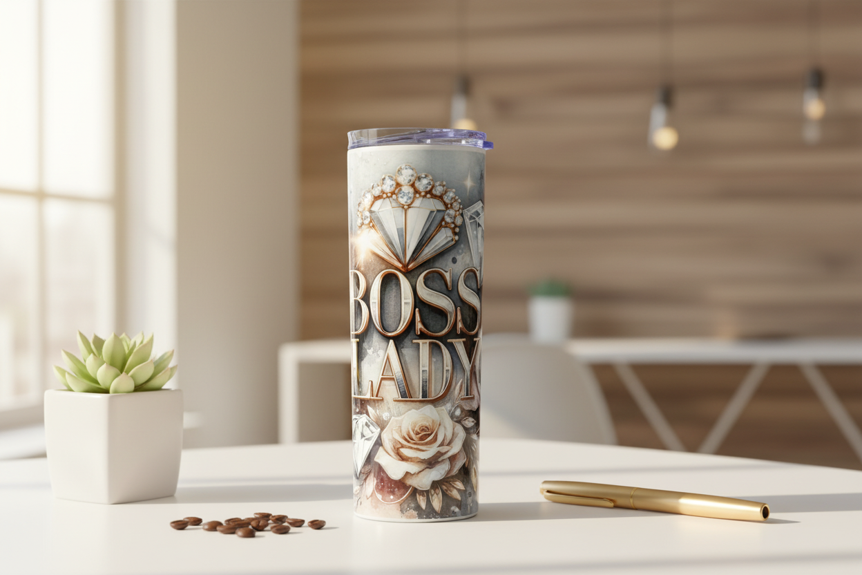 Boss Lady 20oz Tumbler Showcase