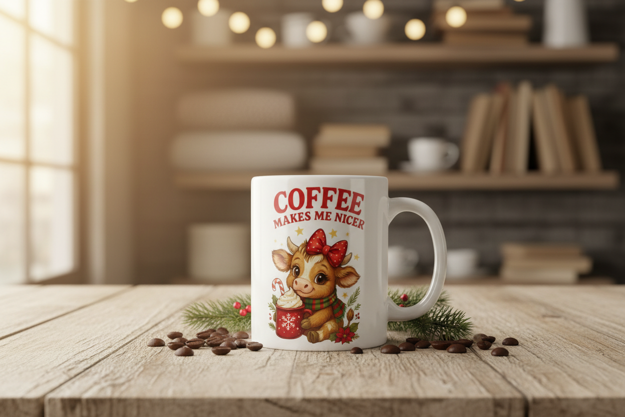 Coffee Makes Me Nicer Mug Showcase