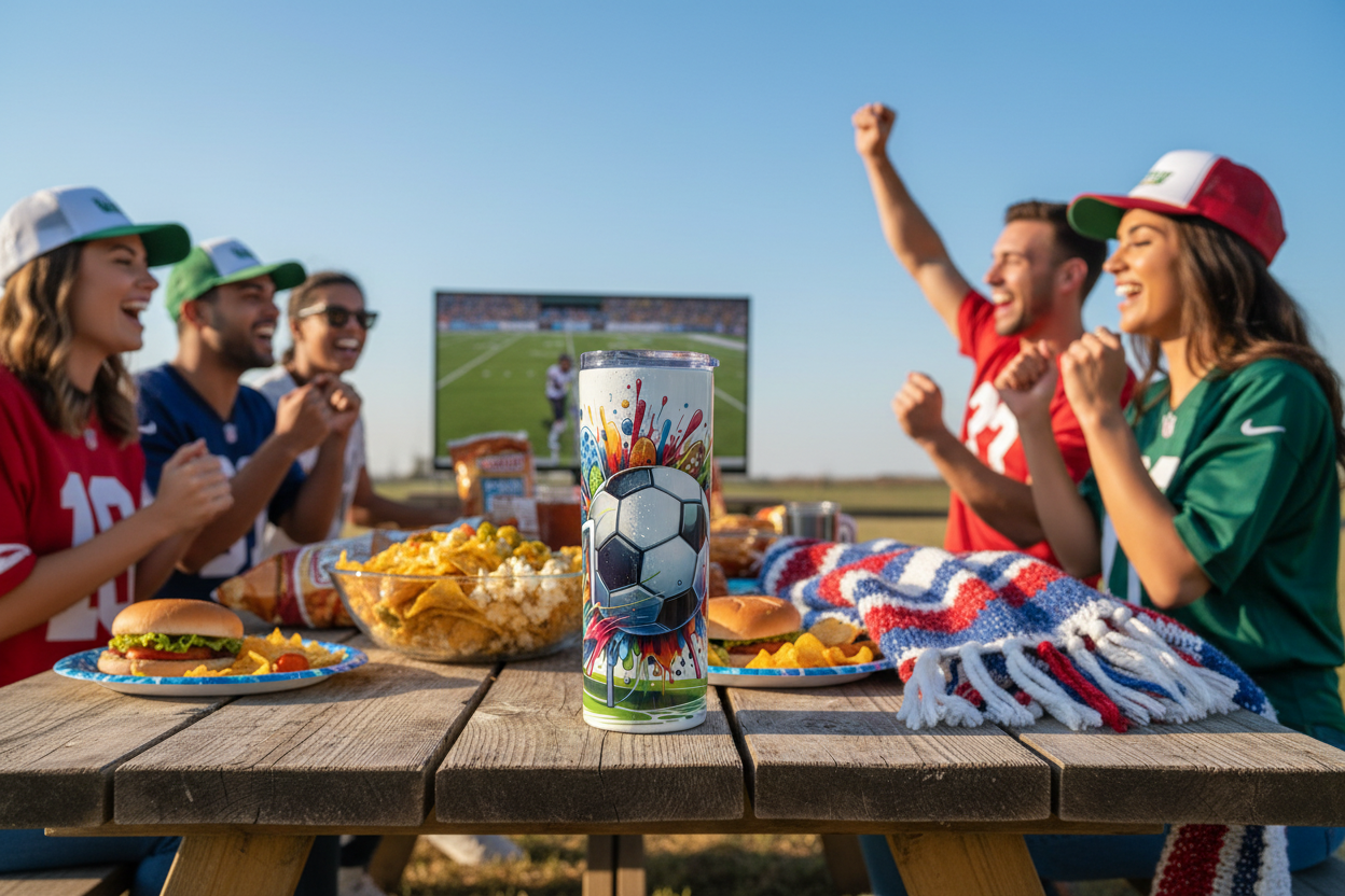 Football Tumbler Lifestyle