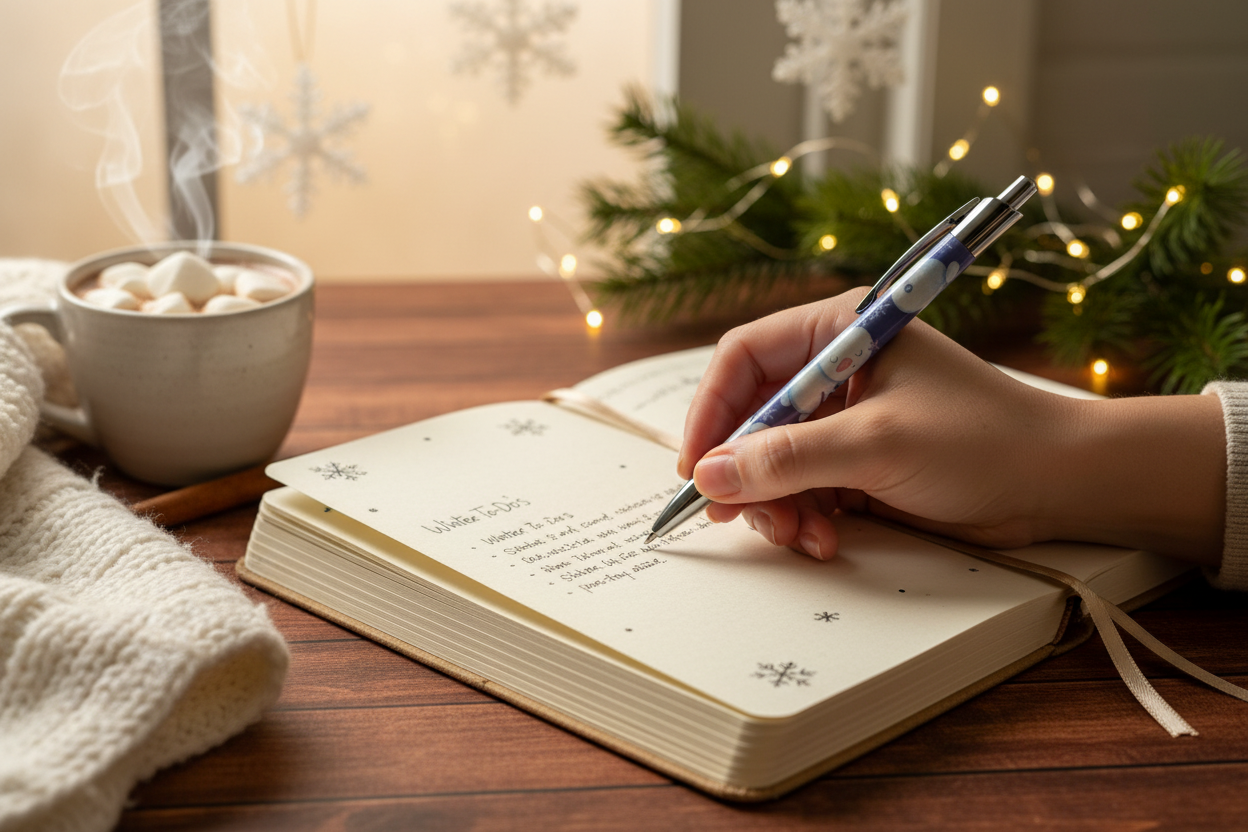 Snowman Pen Lifestyle Photo