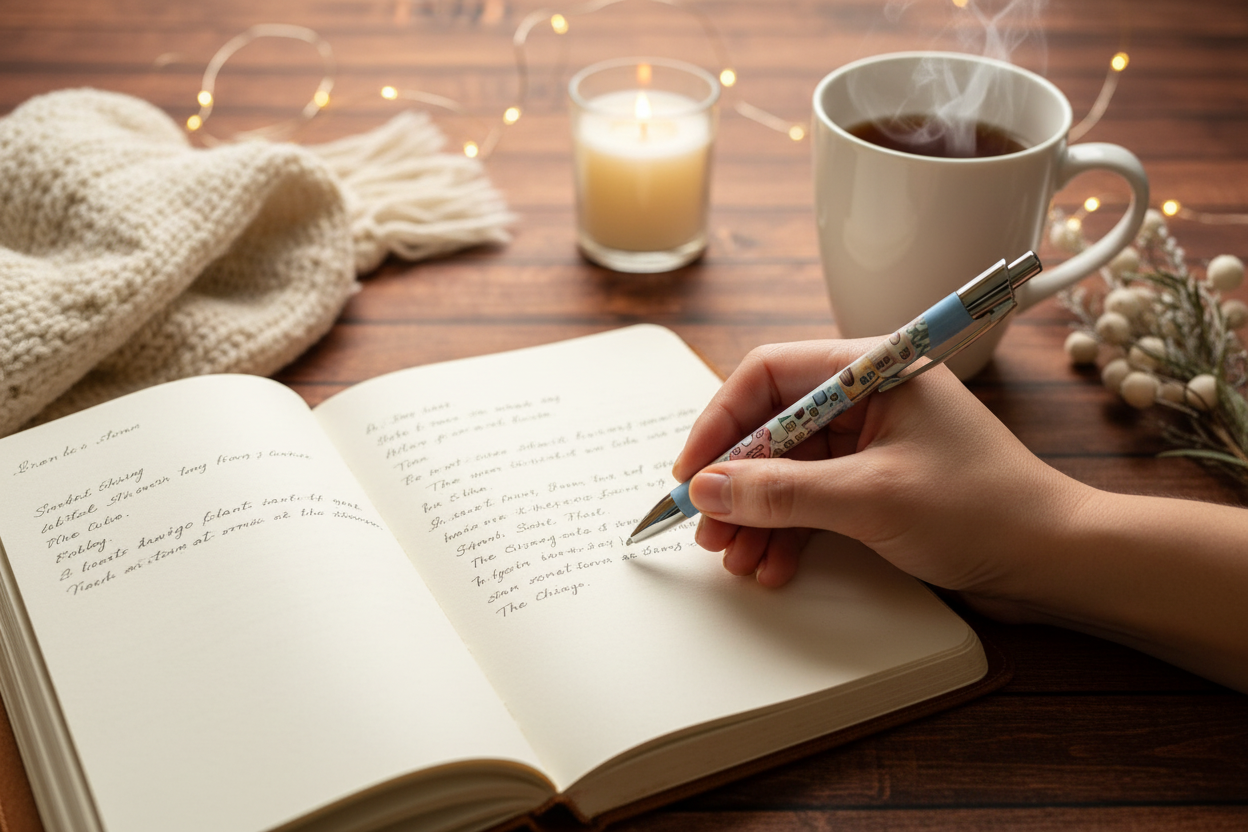 Winter Town Pen Lifestyle Photo